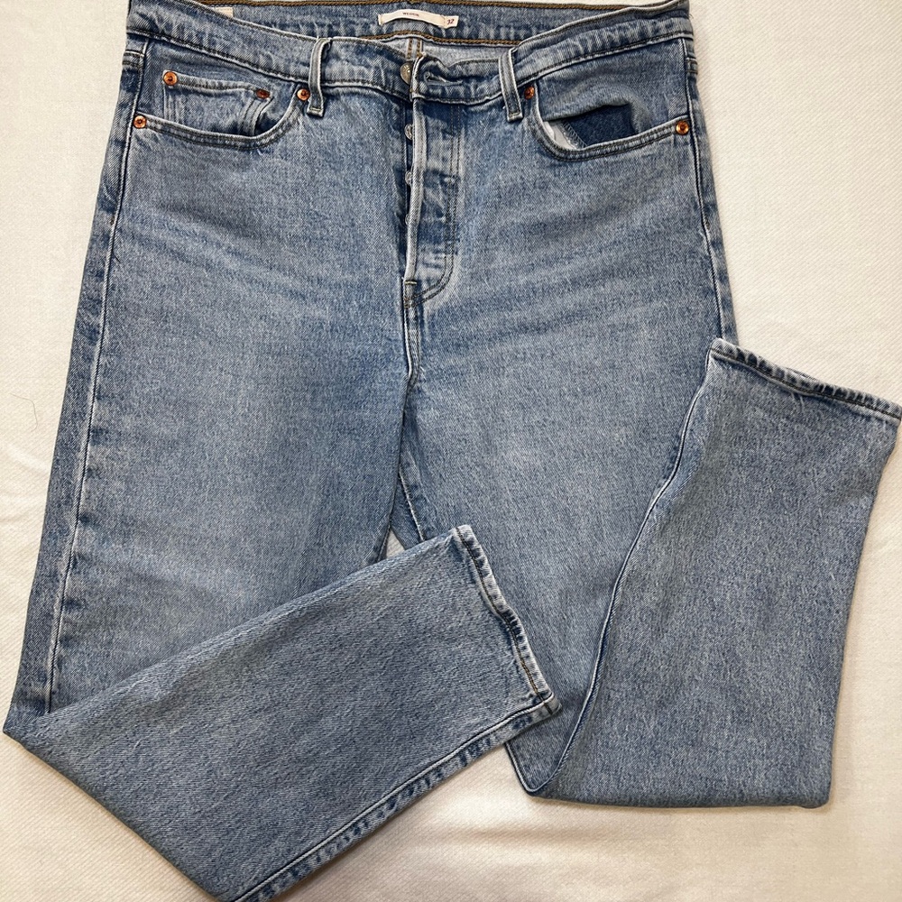 Levi's Light Blue Straight Leg Jeans